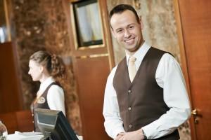 waiting staff at the ready Catering and Hospitality Recruitment