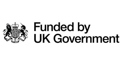 funded by UK government logo