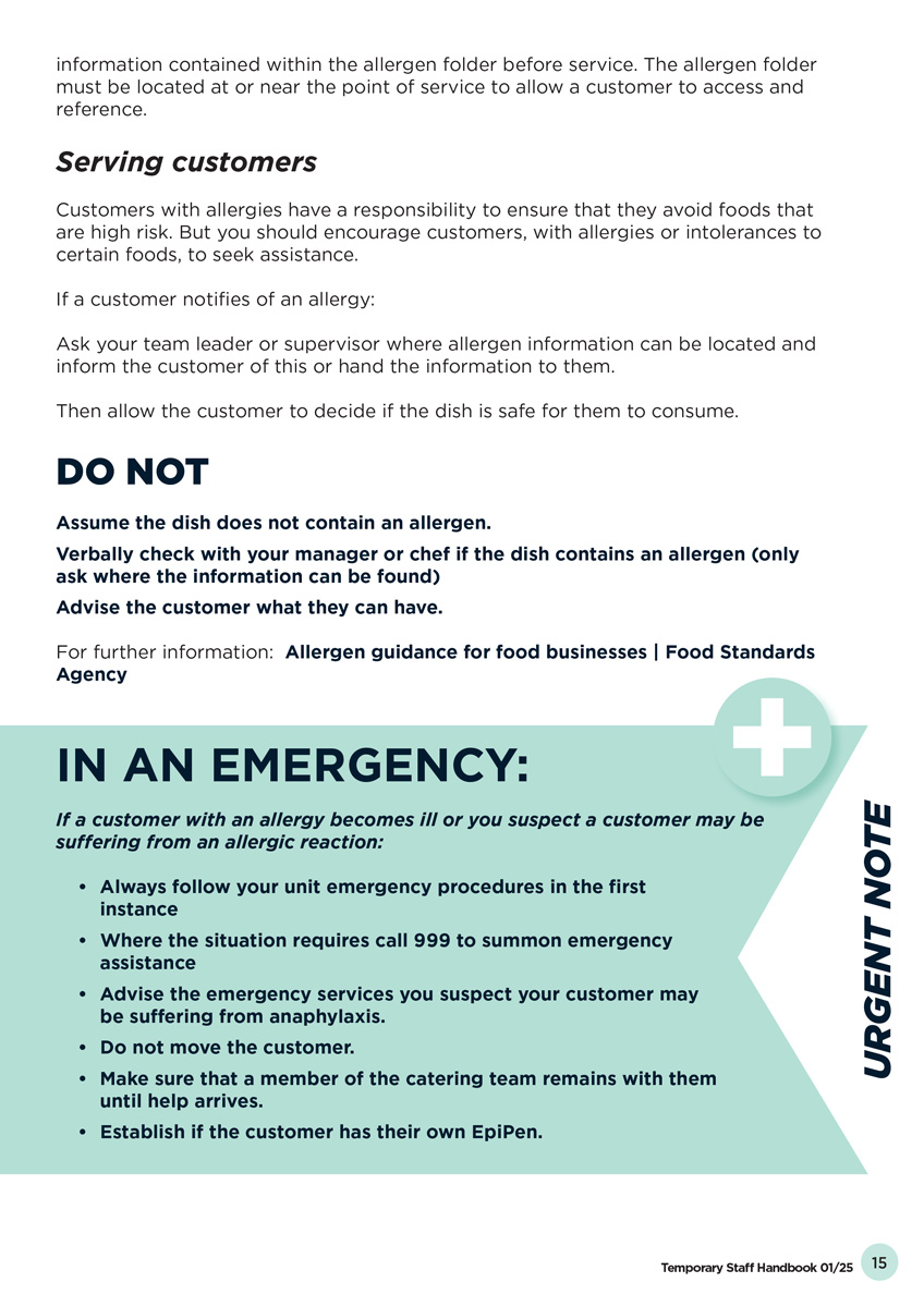 Temp Staff Handbook Page 15