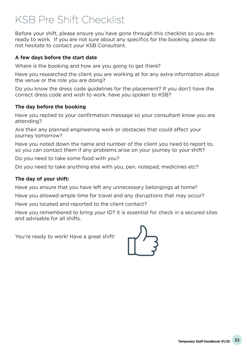 Temp Staff Handbook Page 35