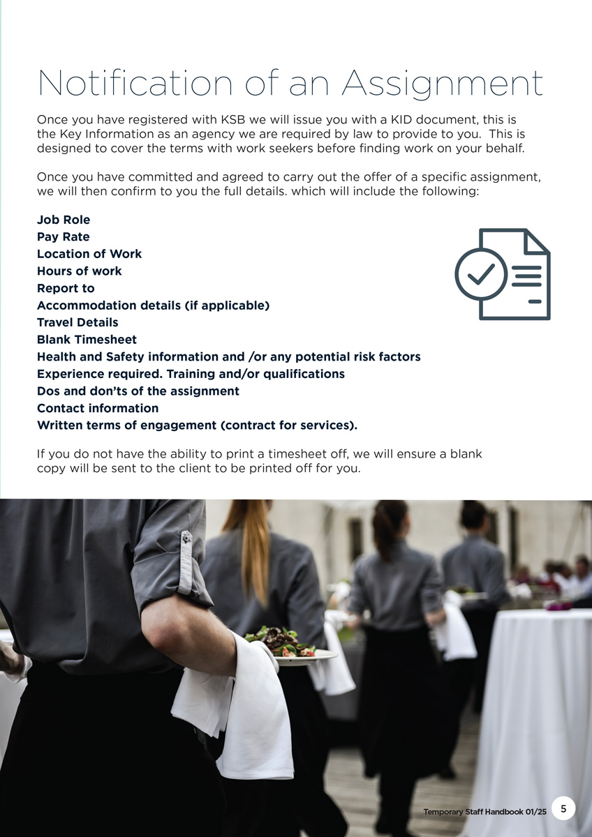 Temp Staff Handbook Page 5